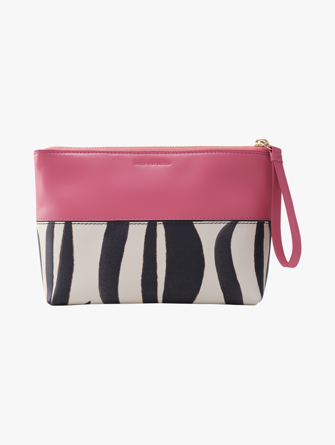 Dries Van Noten Two-Toned Leather Pouch | MECCA