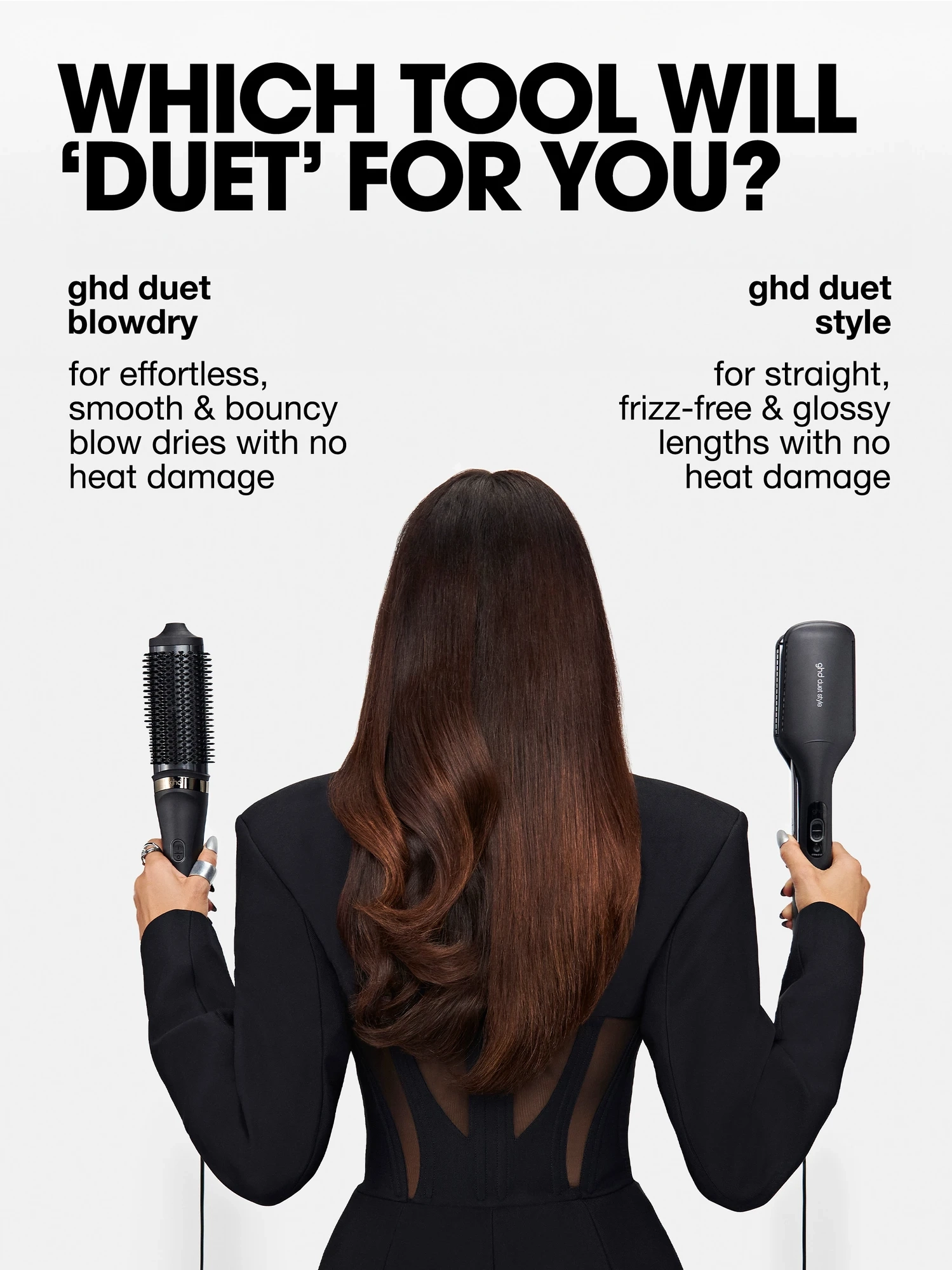 Alternative Image Ghd Duet Blow Dry Brush White
