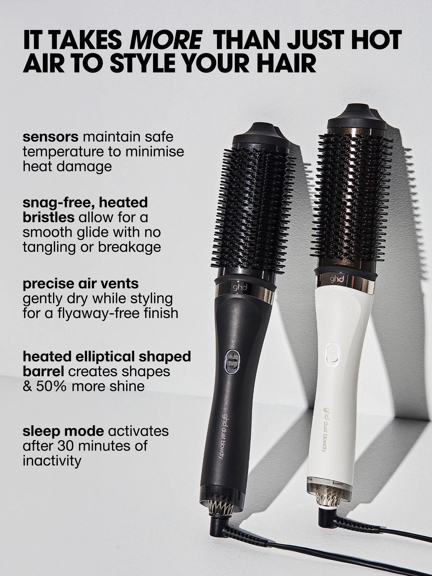 Alternative Image Ghd Duet Blow Dry Brush White