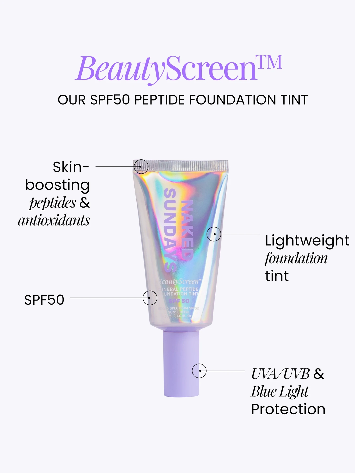Alternative Image Naked Sundays Beauty Screen Foundation Tint