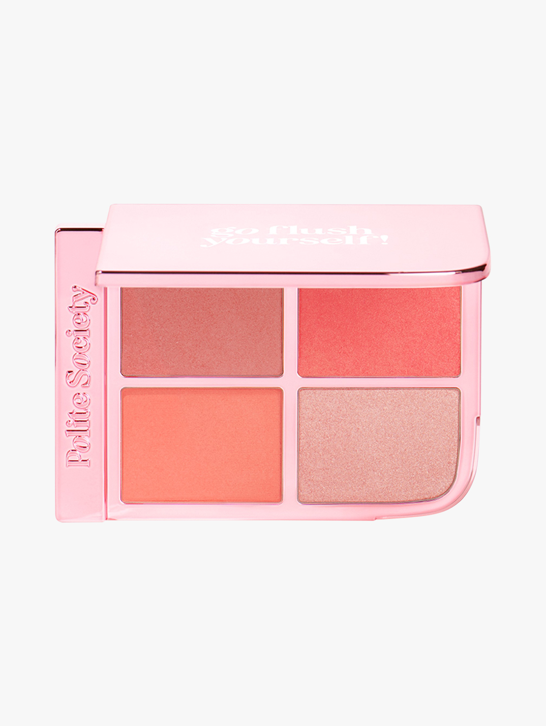 Polite Society Go Flush Yourself! Blush & Highlight Face Palette MECCA