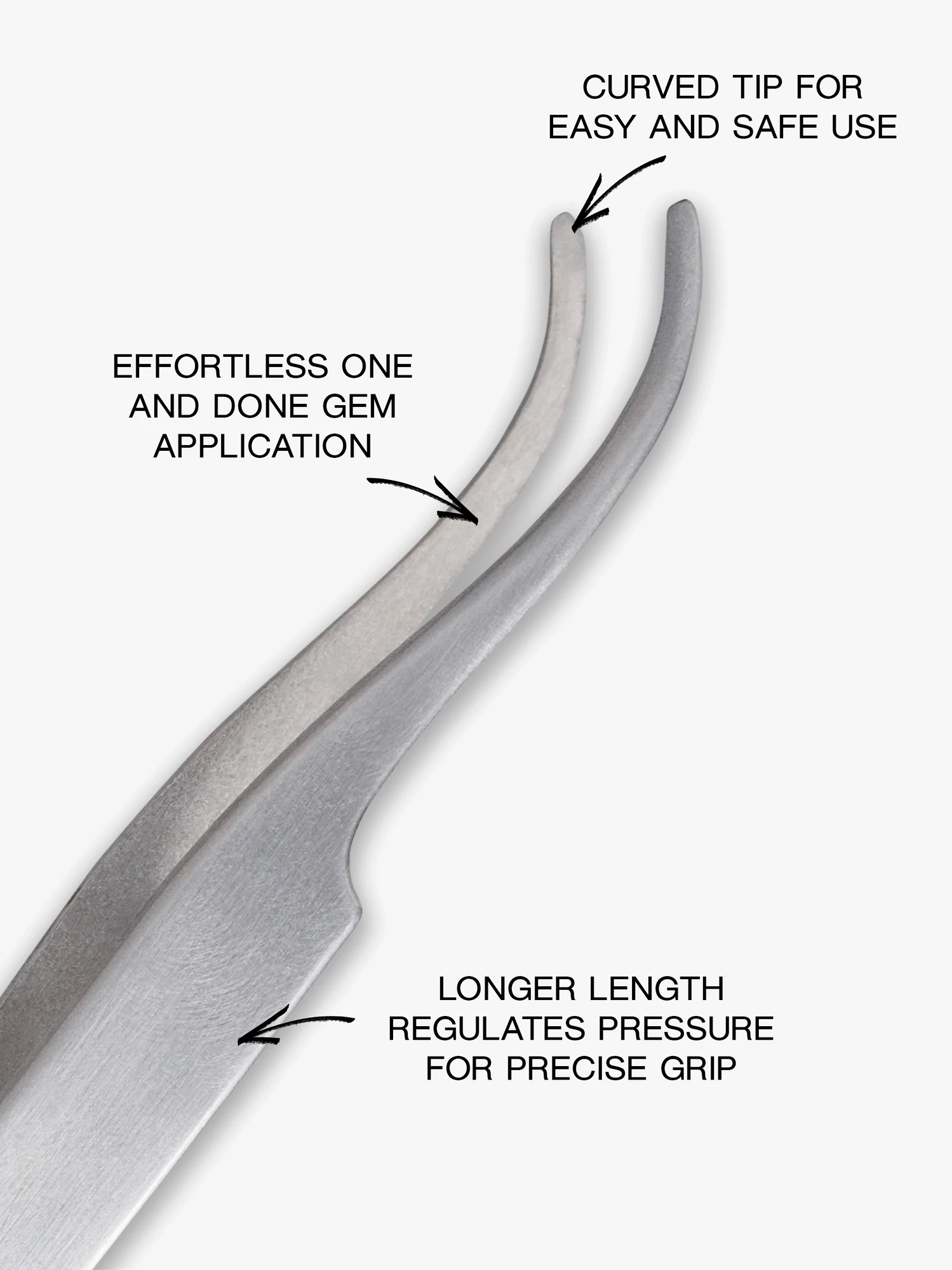 Alternative Image Half Magic Adornment Tweezers