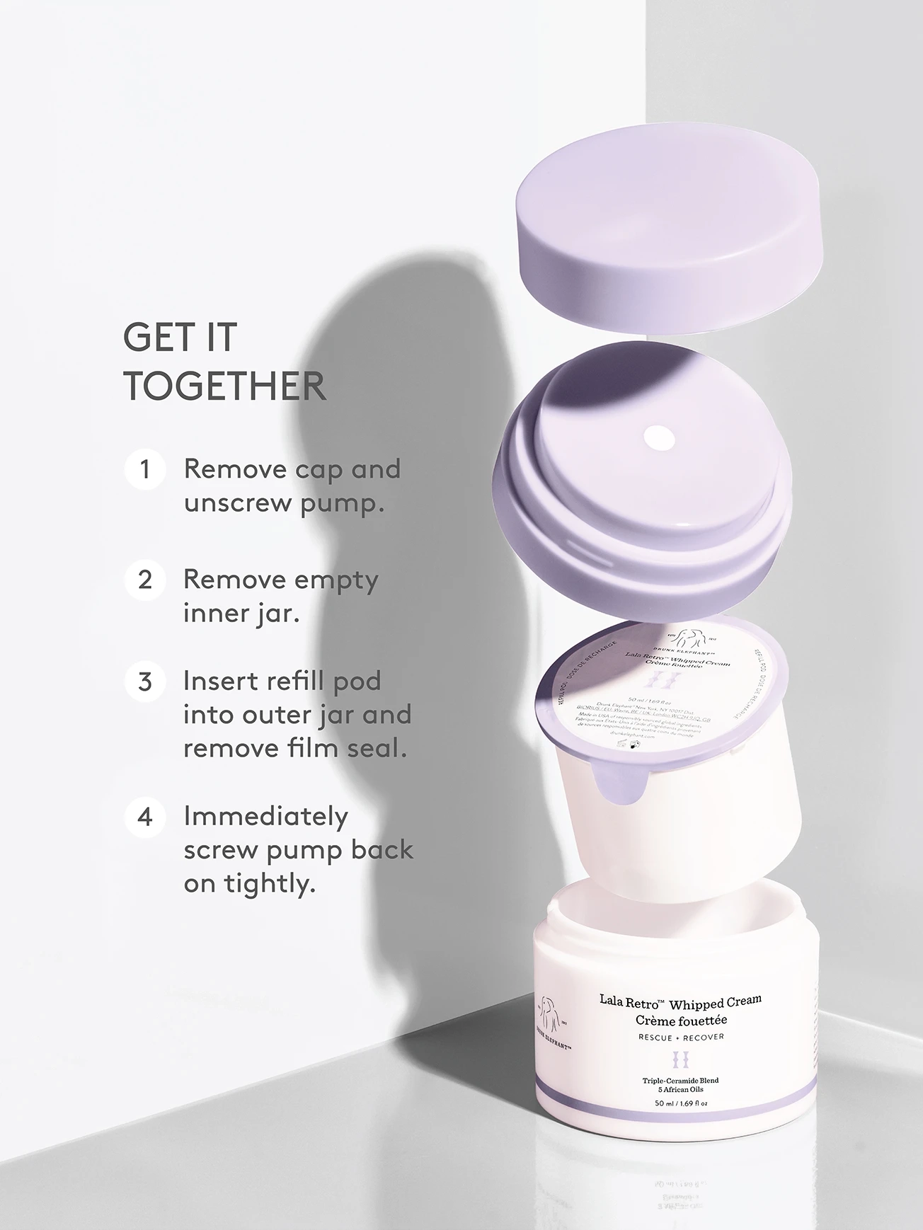 Alternative Image Drunk Elephant Lala Retro Cream Refill