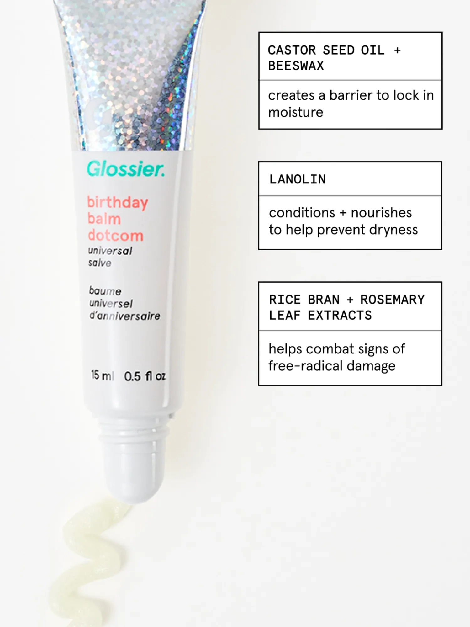 Glossier - Balm Dotcom Lip Balm and Skin Salve - Magnolia Bakery