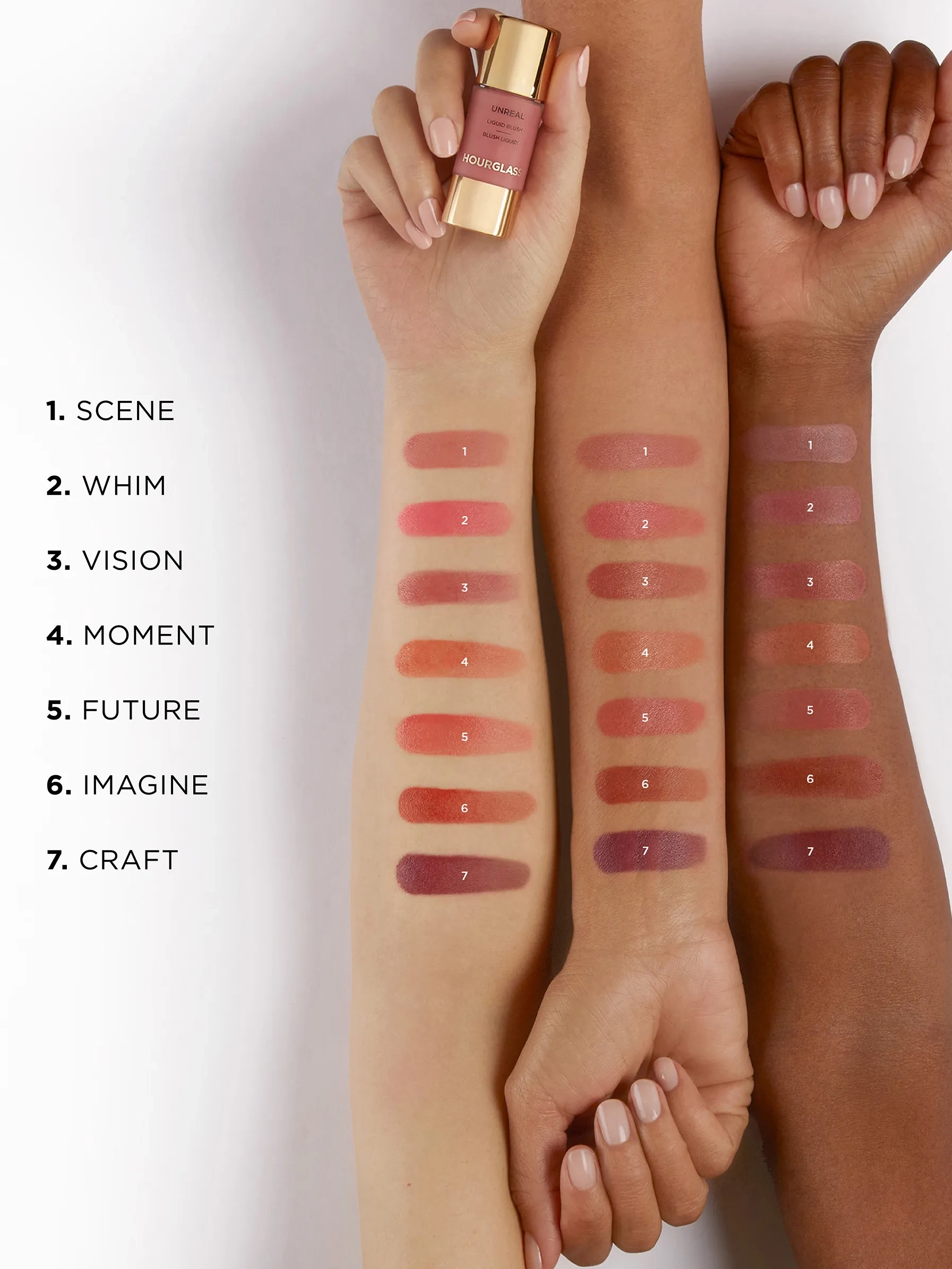 Hourglass blush swatch discount