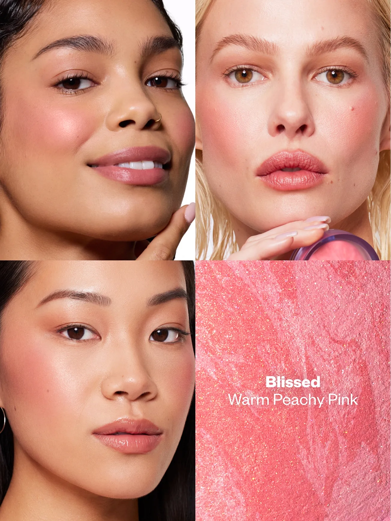 Swatch Kosas Blushis Lie Baked Dimensionaland Brightening Blush