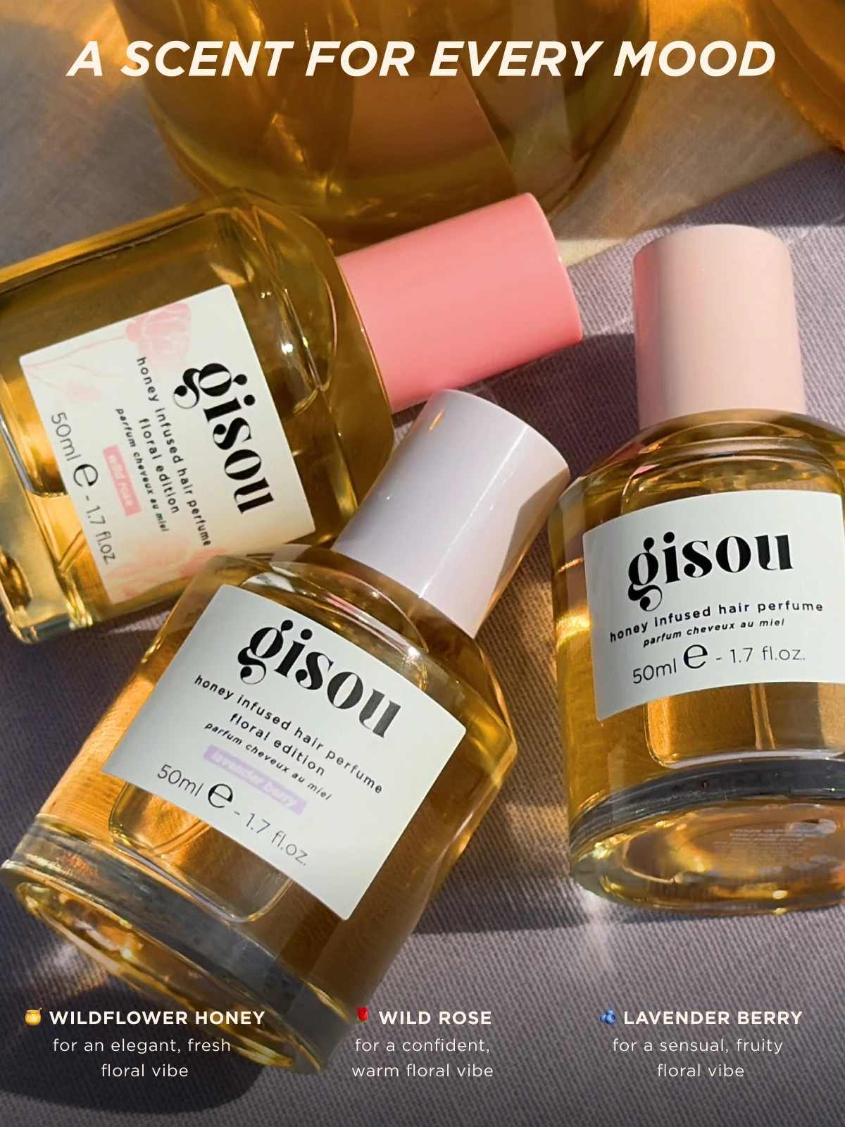 Alternative Image Gisou Lavender Berry Hair Mist