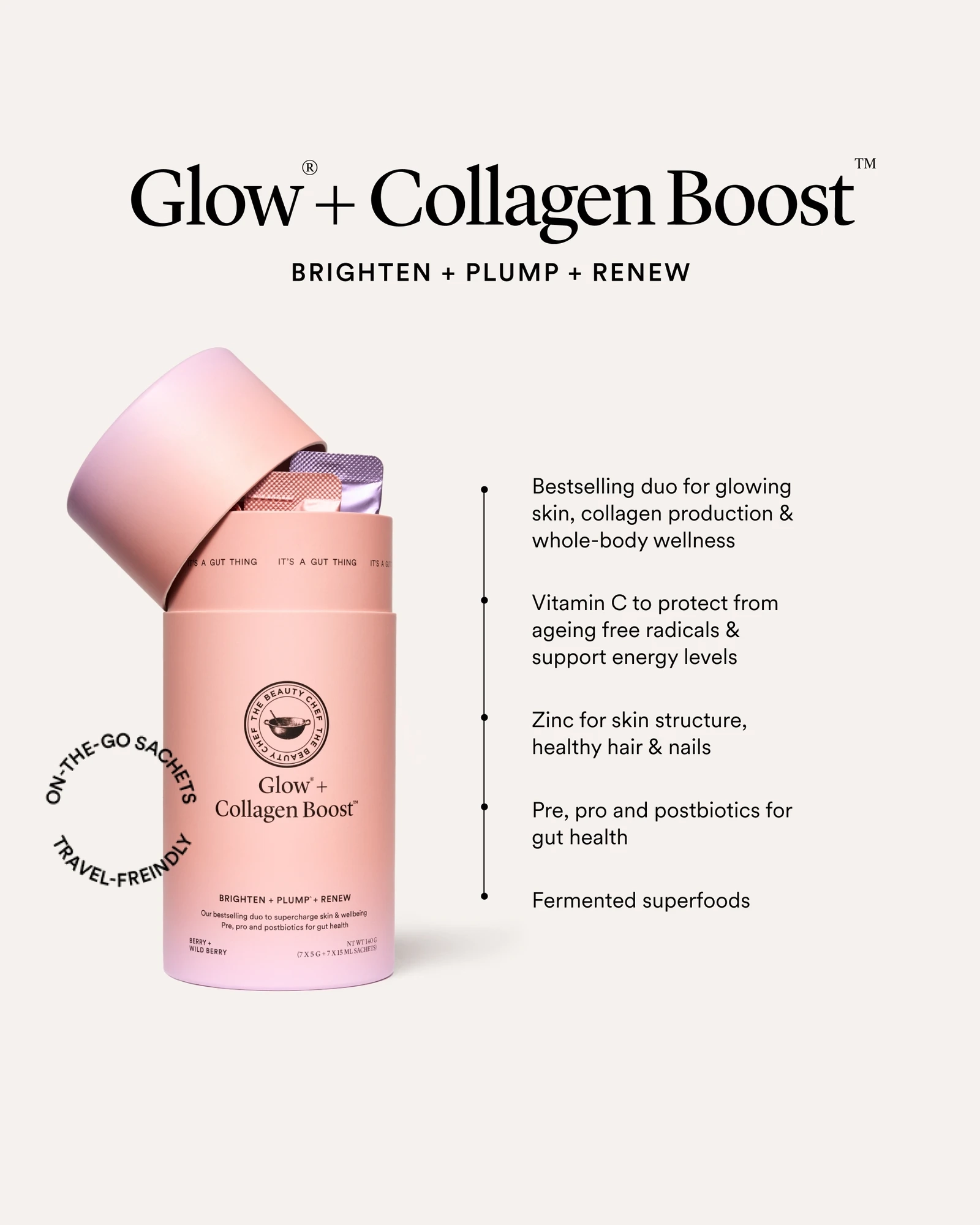 Alternative Image The Beauty Chef Glow And Collagen Sachets