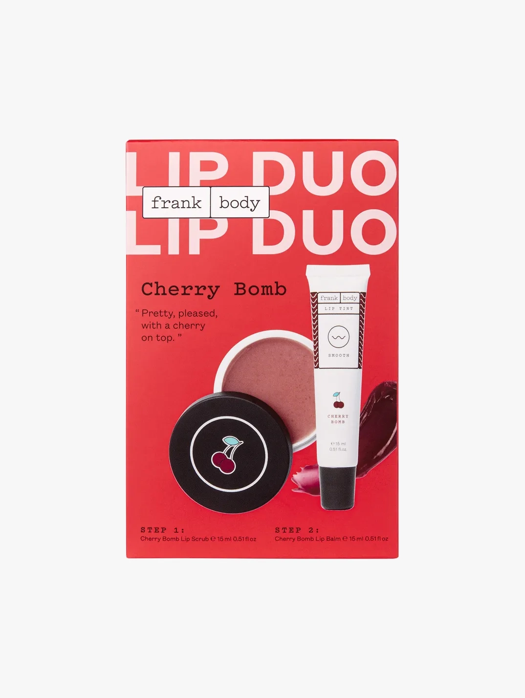 Alternative Image Frank Body Cherry Bomb Lip Duo