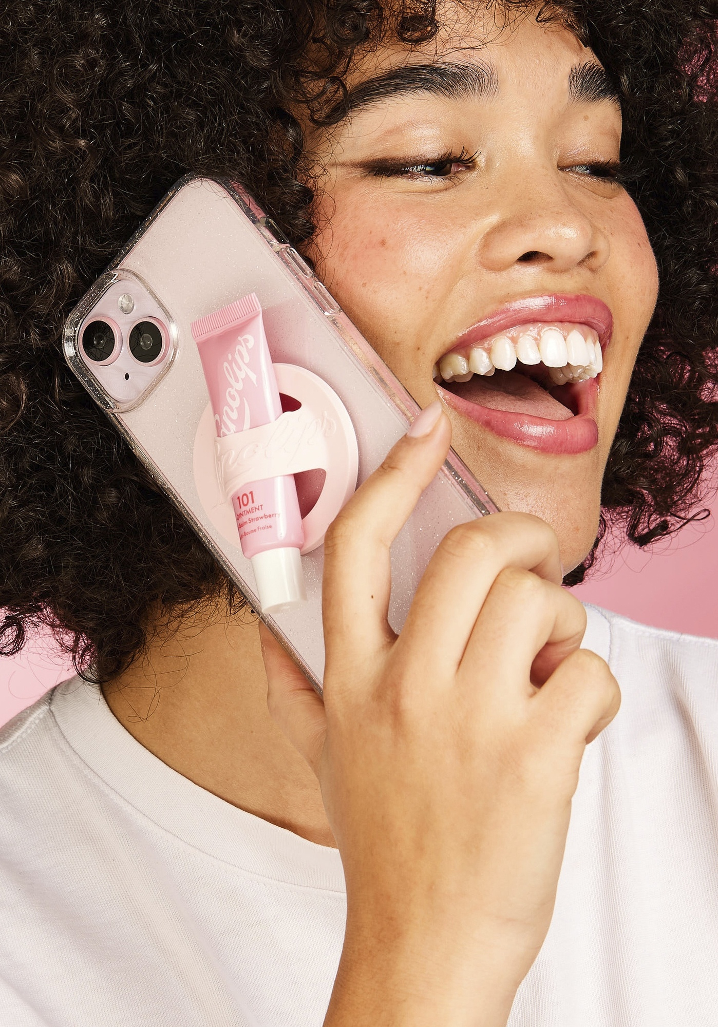 Iphone Phone Grip Lip Balm PopSockets Swappable PopGrip Lips