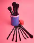 Alternative Image Mecca Max 11 Piece Brush Sponge Set With Brush Case