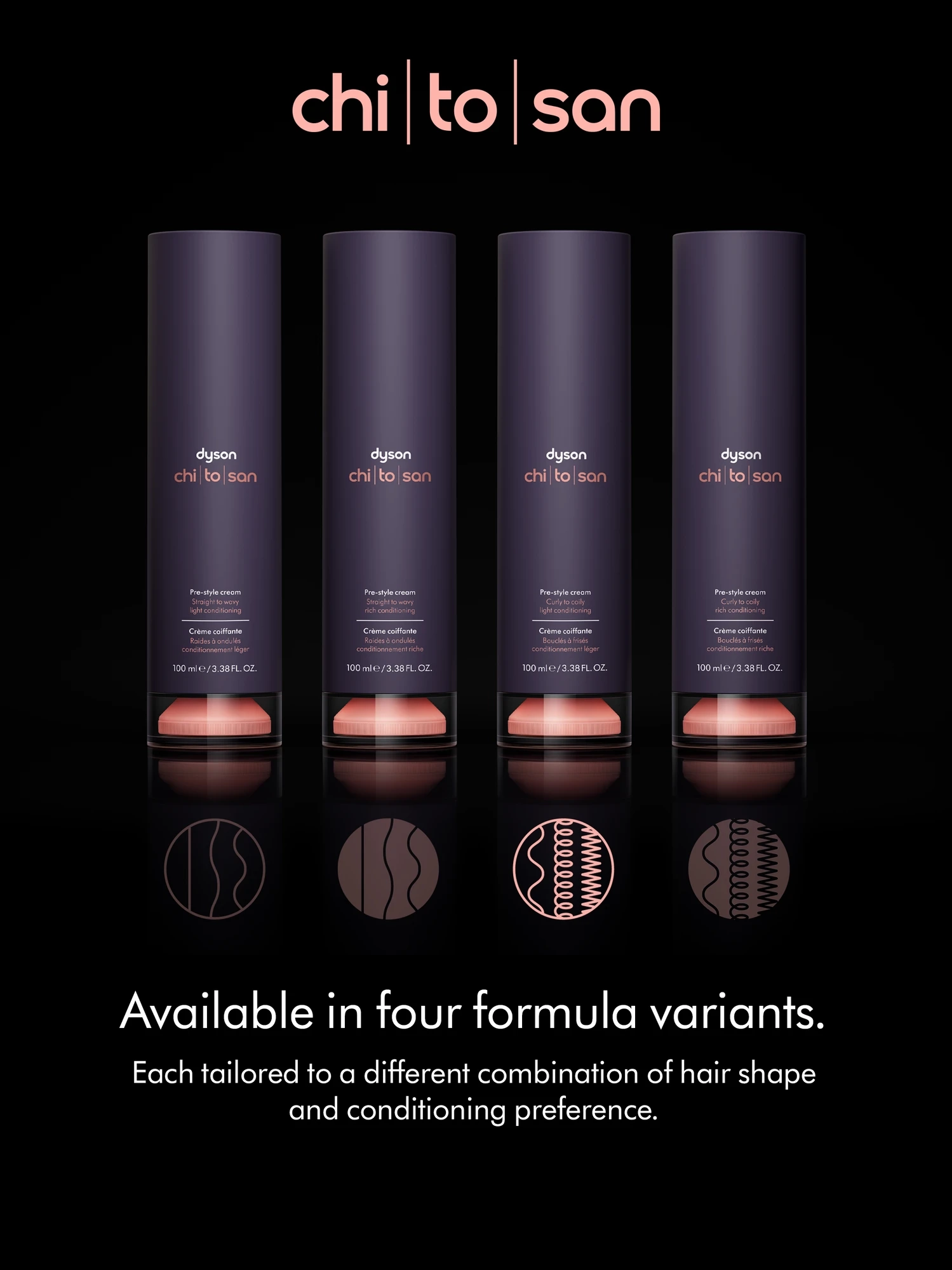 Alternative Image Dyson Chitosan Pre Style Cream Curly To Coily100ml