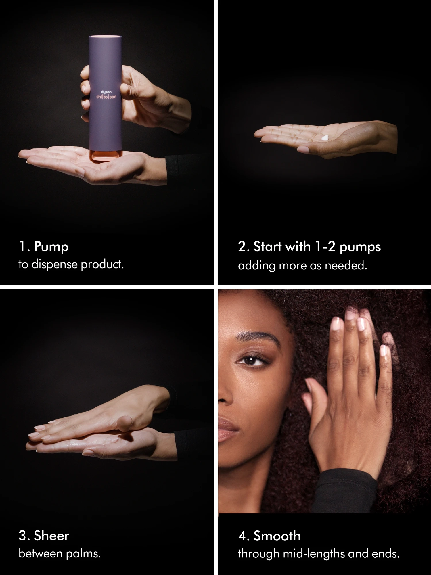 Alternative Image Dyson Chitosan Pre Style Cream Curly To Coily100ml