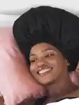 Alternative Image Kitsch Satin Sleep Bonnet