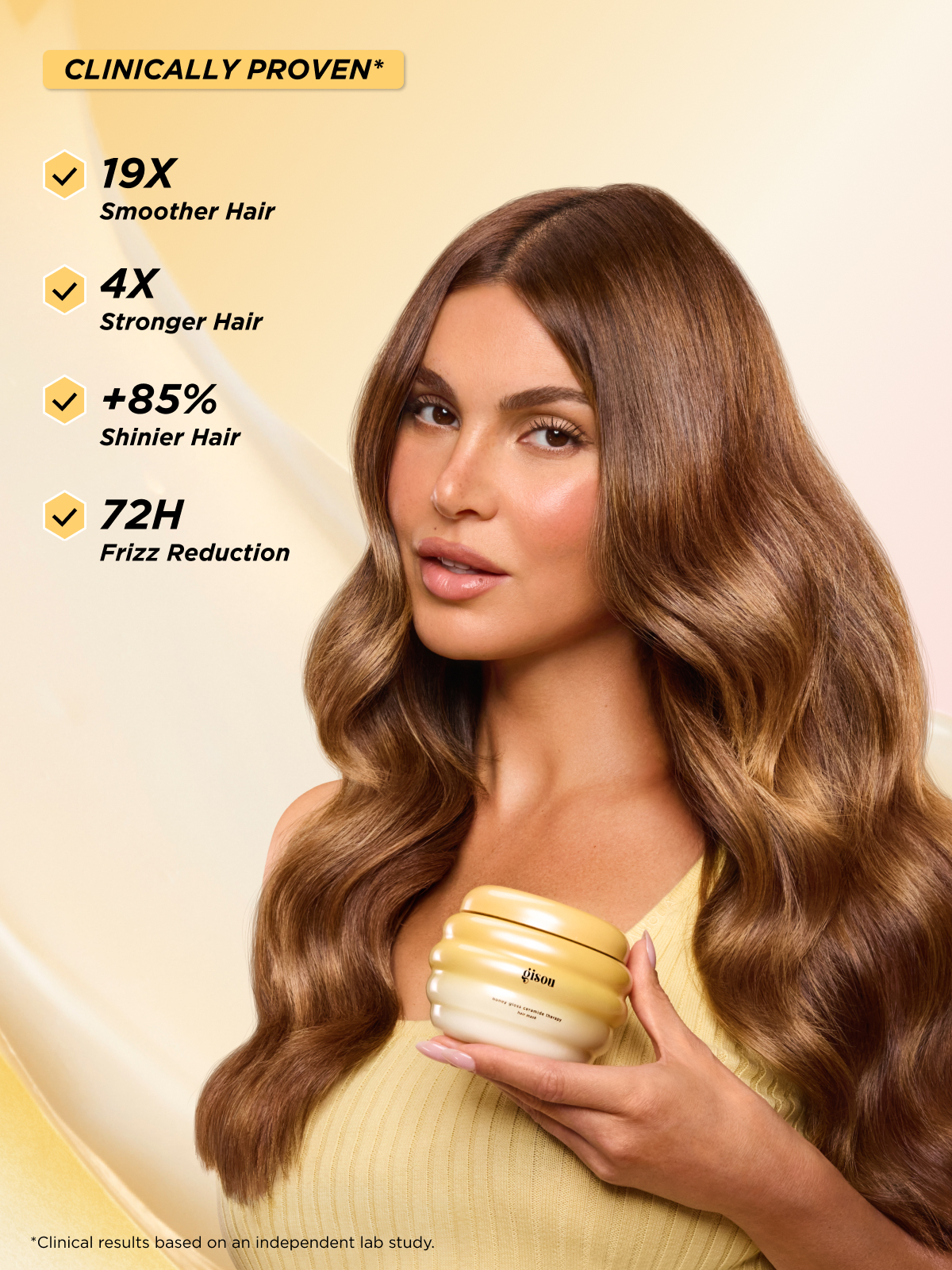 Gisou Honey Gloss Ceramide Therapy Hair Mask | MECCA