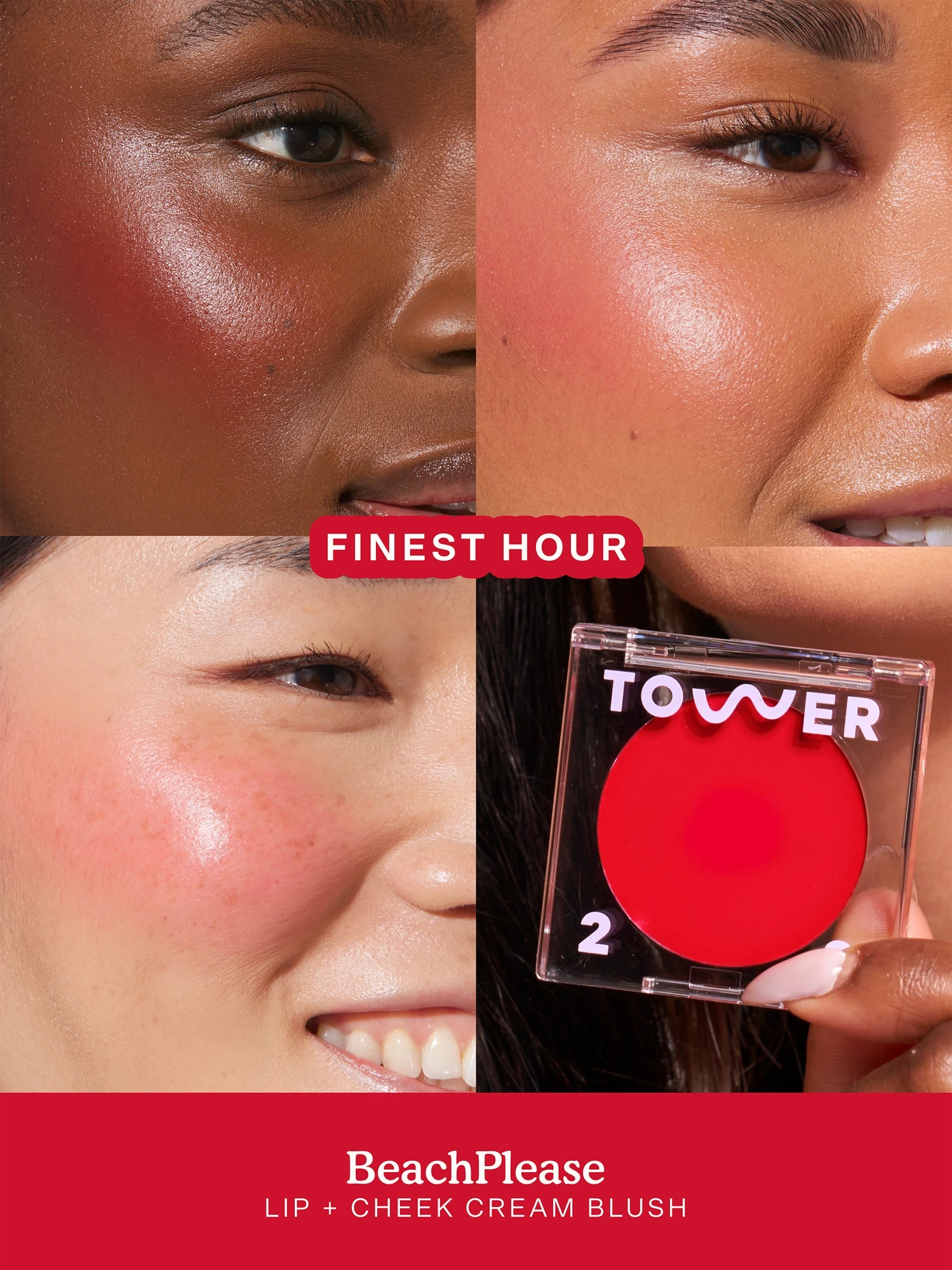 Alternative Image Tower28 Beach Please Lip Cheek Cream Blush