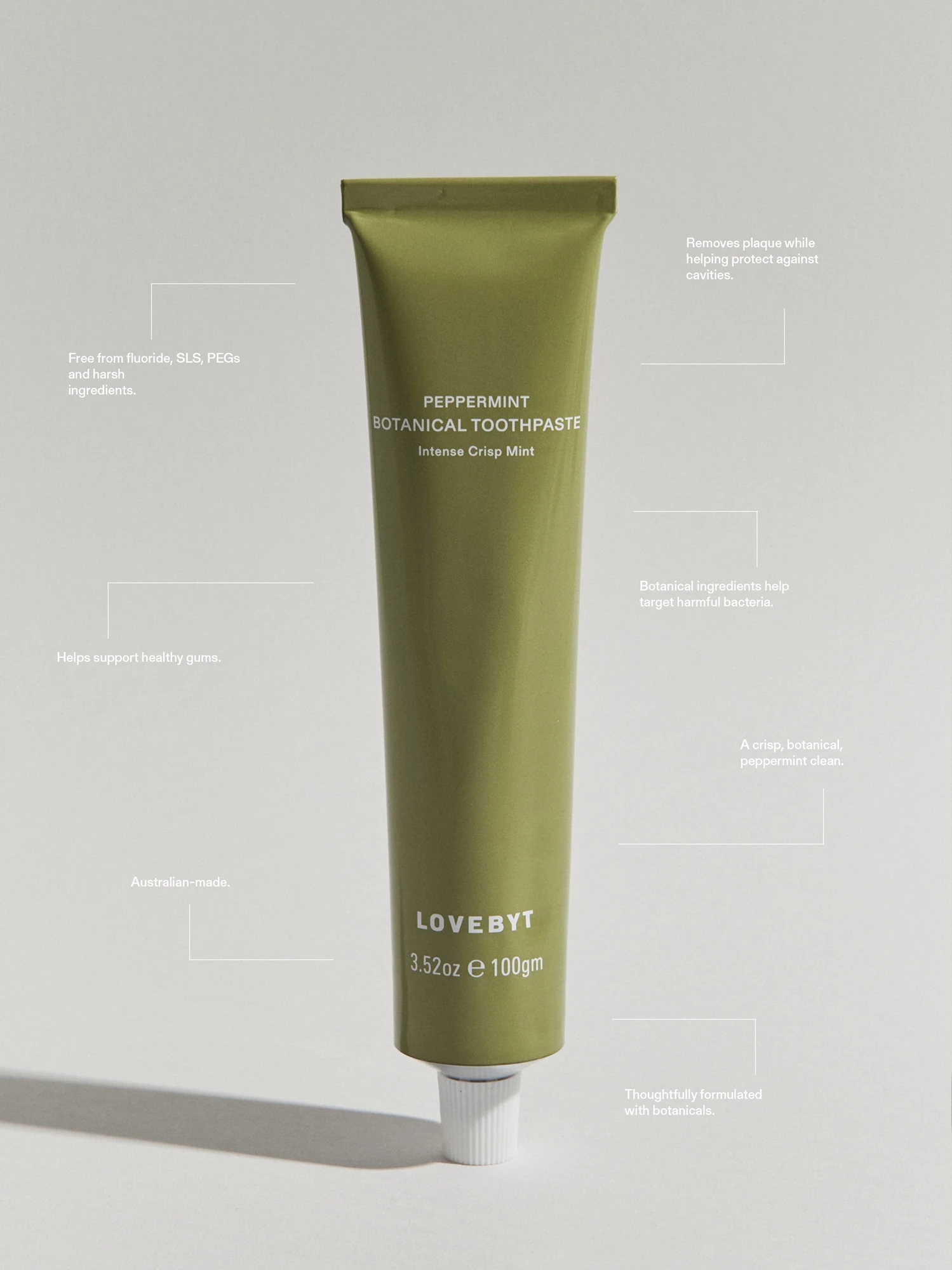 Alternative Image LOVEBYT Peppermint Toothpaste