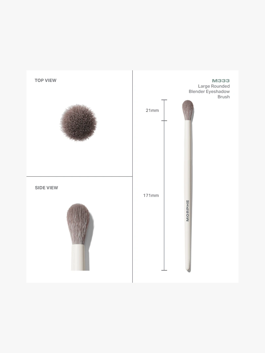 Alternative Image Morphe M333 Large Rounded Blender Eyeshadow Brush