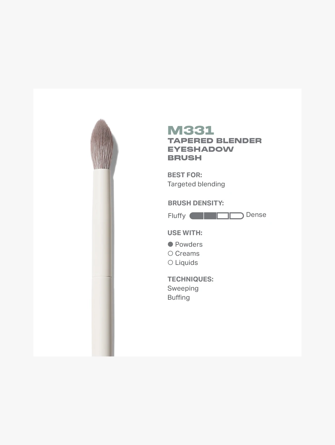 Alternative Image Morphe M331 Tapered Blender Eyeshadow Brush