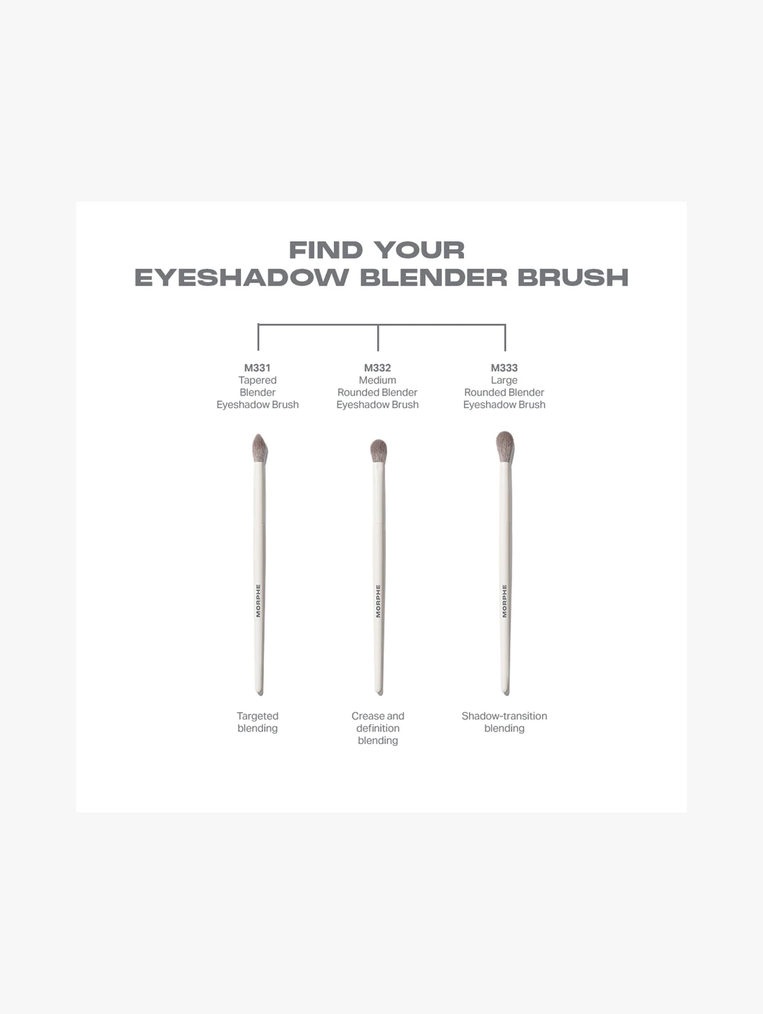 Alternative Image Morphe M331 Tapered Blender Eyeshadow Brush