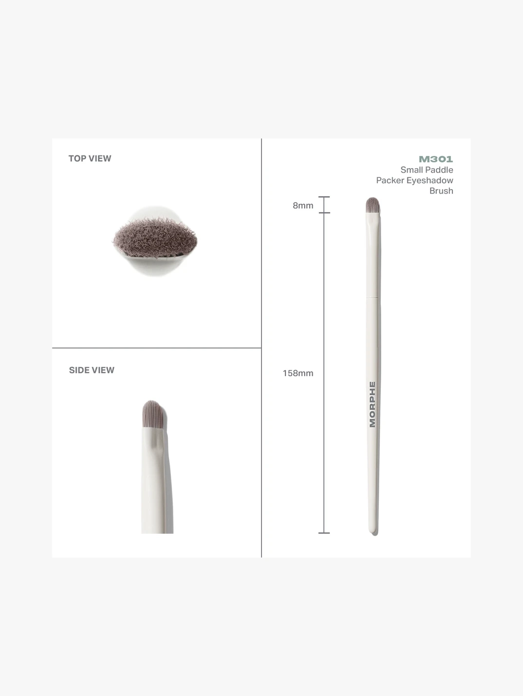 Alternative Image Morphe M301 Small Paddle Packer Eyeshadow Brush