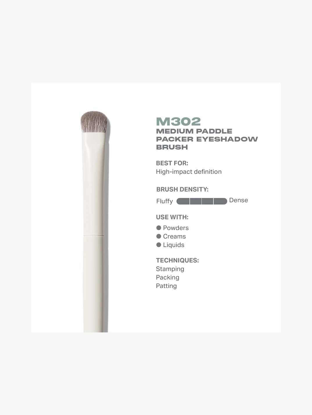 Alternative Image Morphe M302 Medium Paddle Packer Eyeshadow Brush