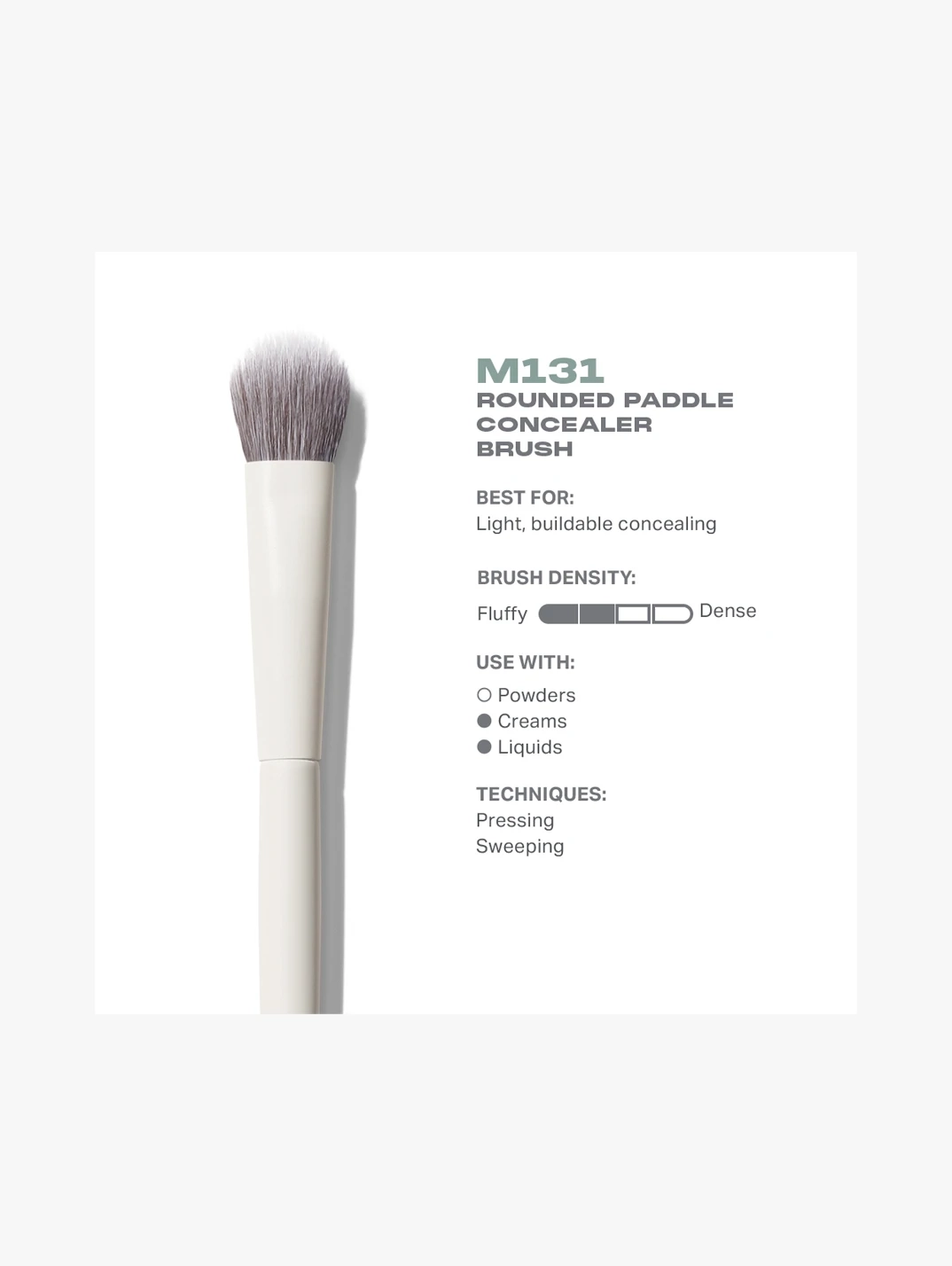 Alternative Image Morphe M131 Rounded Paddle Concealer Brush