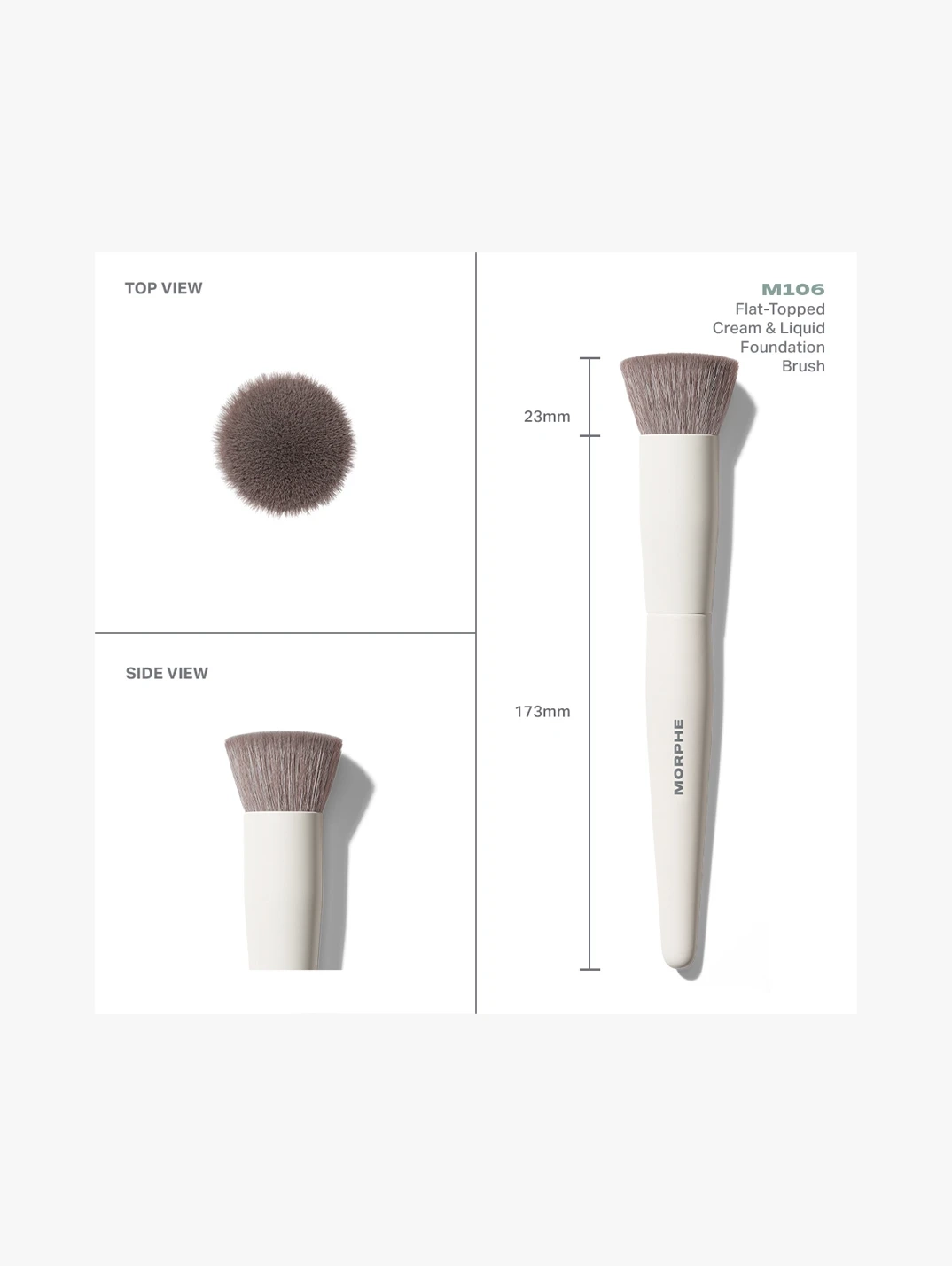 Alternative Image Morphe M106 Flat Topped Foundation Brush