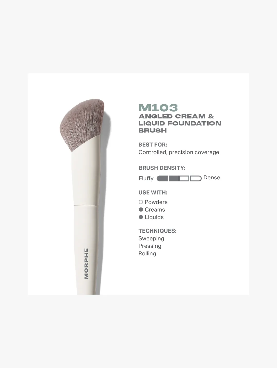 M103 Angled Cream & Liquid Foundation Brush