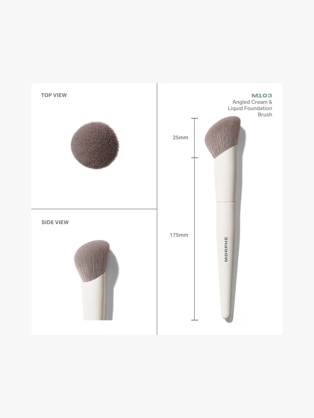 M103 Angled Cream & Liquid Foundation Brush