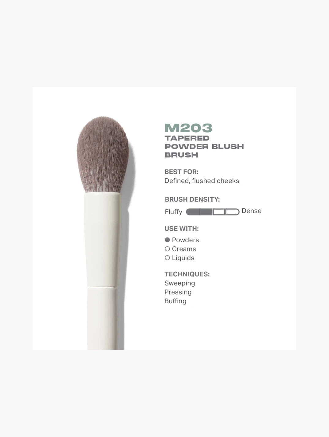 Alternative Image Morphe M203 Tapered Powder Brush Brush