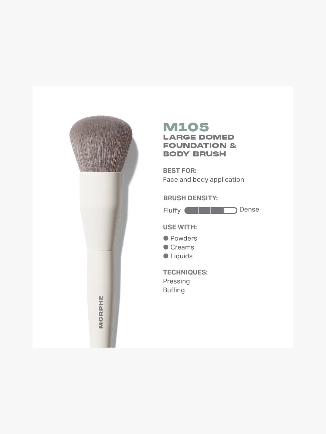 M105 Large Domed Foundation & Body Brush