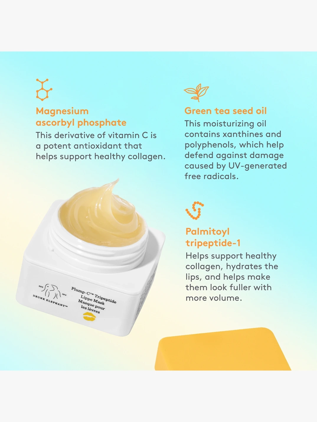 Alternative Image DRUNKELEPHANT Tripeptide Lippe Mask