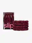 Hero Slip Pure Silk Skinny Scrunchies Maroon