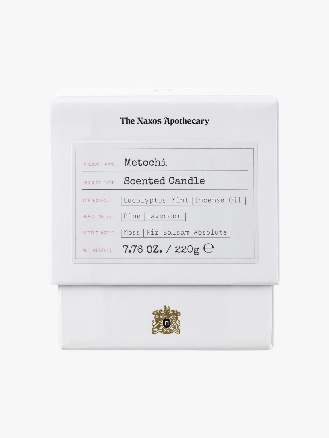 Alternative Image The Naxos Apothecary Metochi Candle