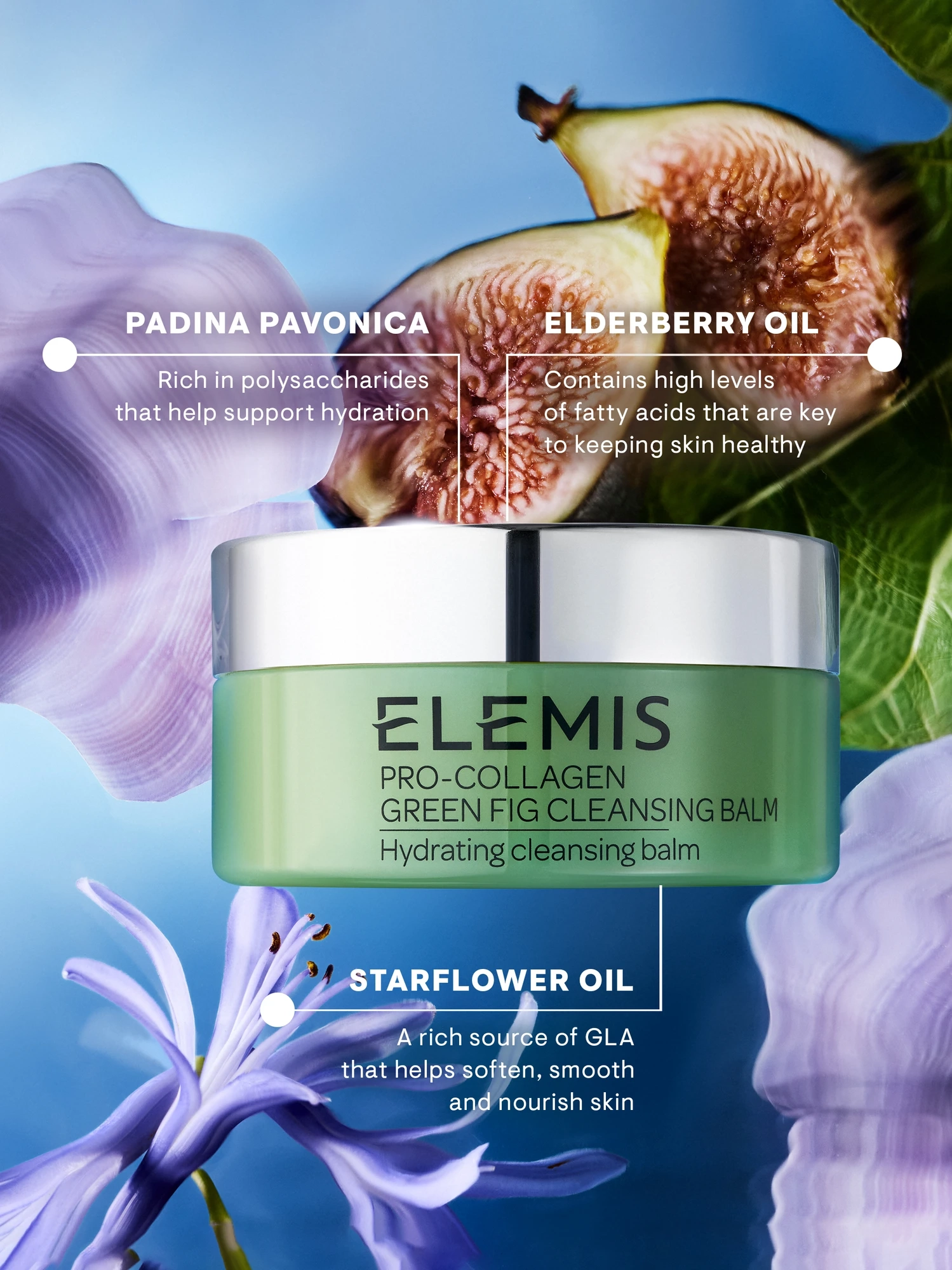 Alternative Image Elemis Pro Collagen Green Fig Cleansing Balm