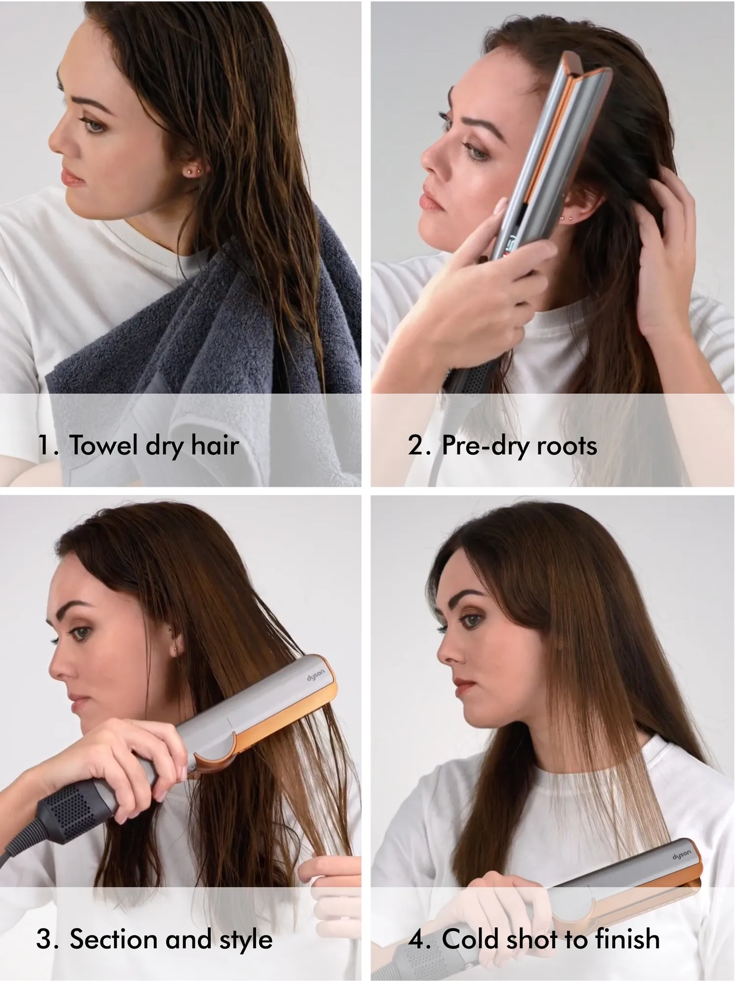 ヴイ Dyson airstrait ローズゴールド dyson Airstrait Straightener, 1600W - International Version