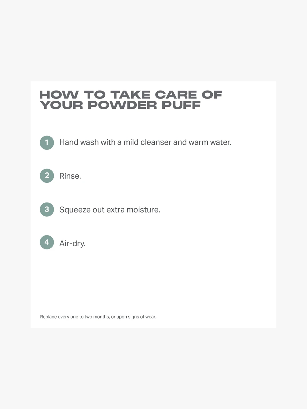 Alternative Image Morphe To The Point Dual Sided Powder Puff Green