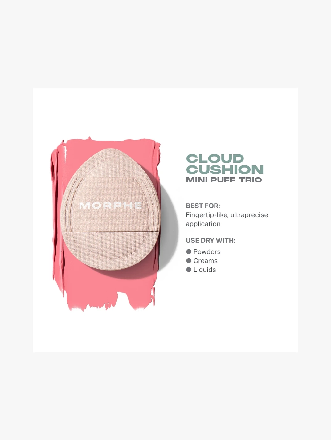 Alternative Image Morphe Cloud Cushion Mini Puff Trio Nude