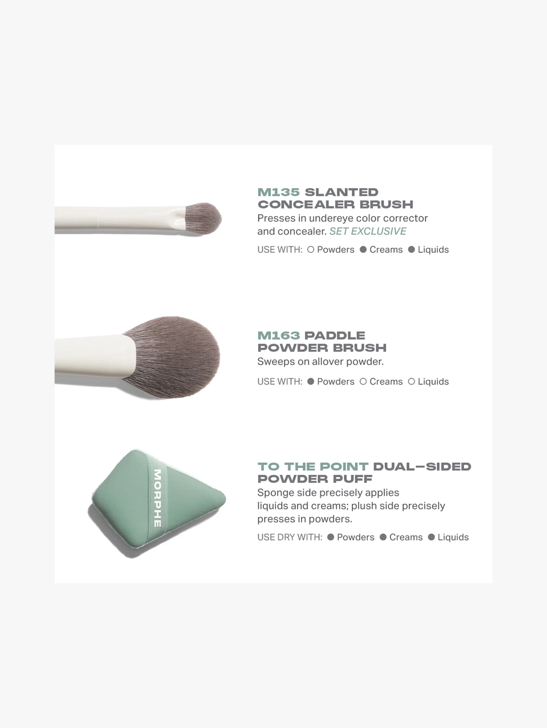 Alternative Image Morphe Conceal Set Tool Trio