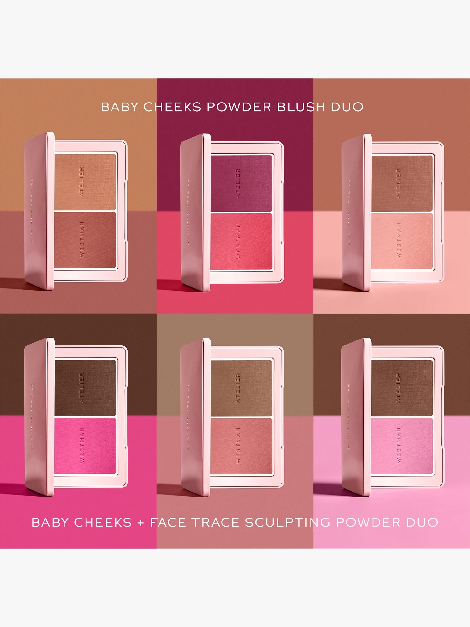 Alternative Image Westman Atelier Baby Cheeks Face Trace Sculpting Powder Duo