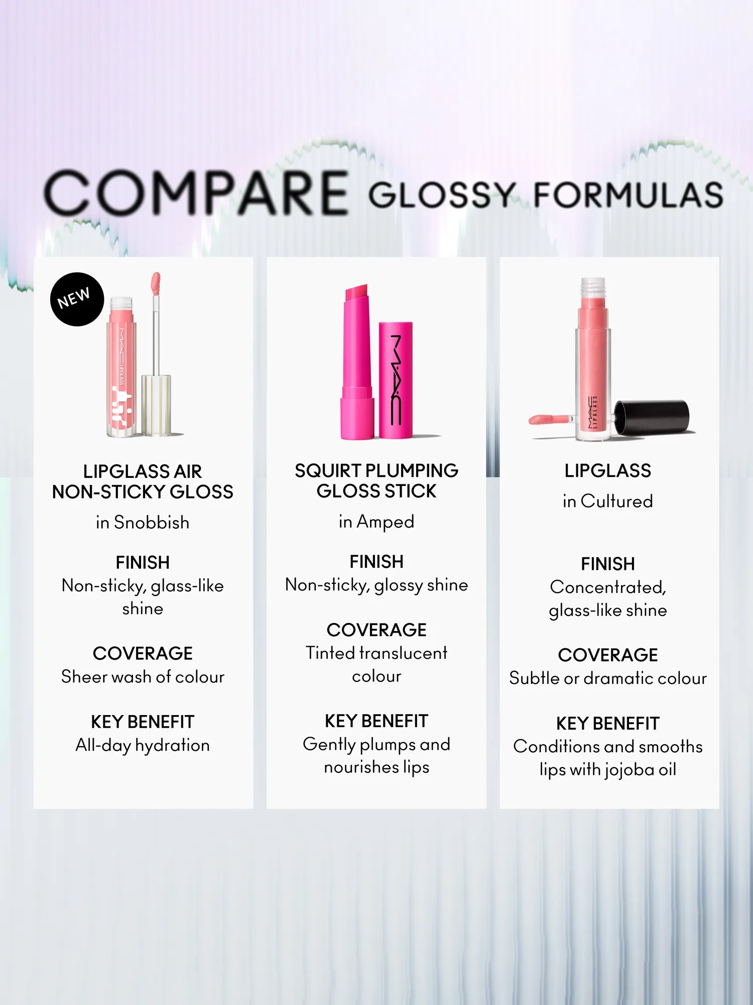 Alternative Image MAC Cosmetics Lipglass Air Non Sticky Gloss
