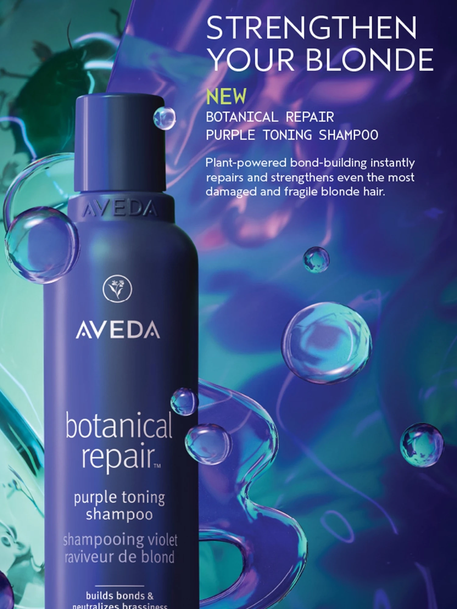 Alternative Image AVEDA Botanical Repair Purple Toning Shampoo