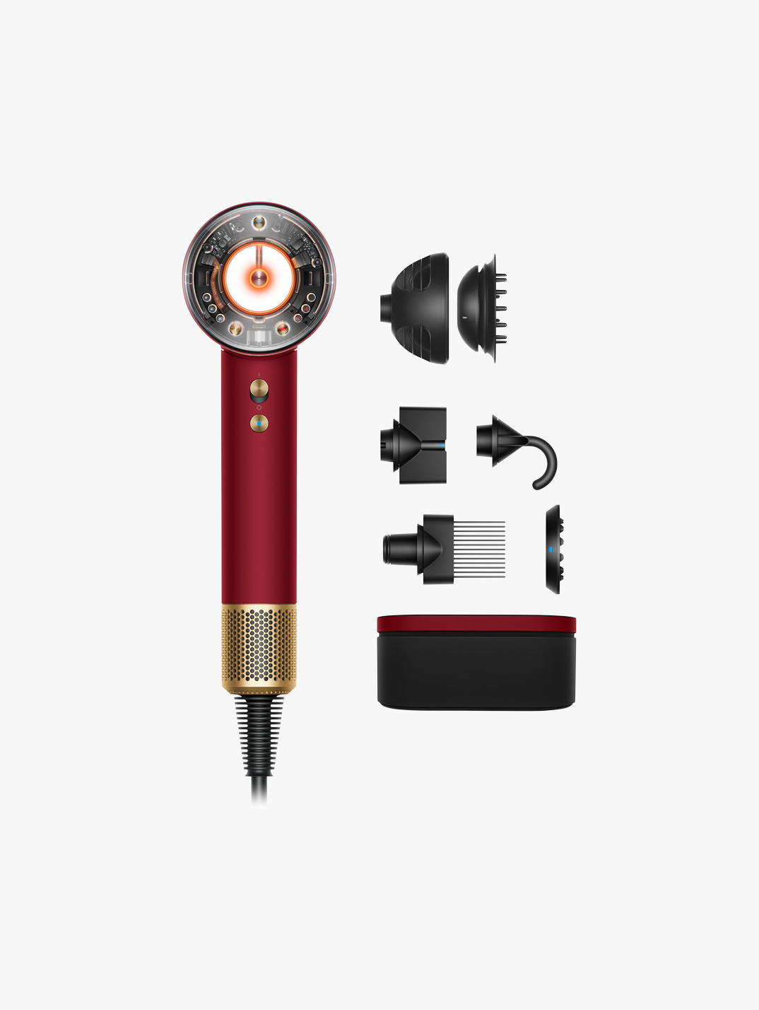 Dyson Supersonic Nural™ Intelligent Hair Dryer Red /Gold | MECCA