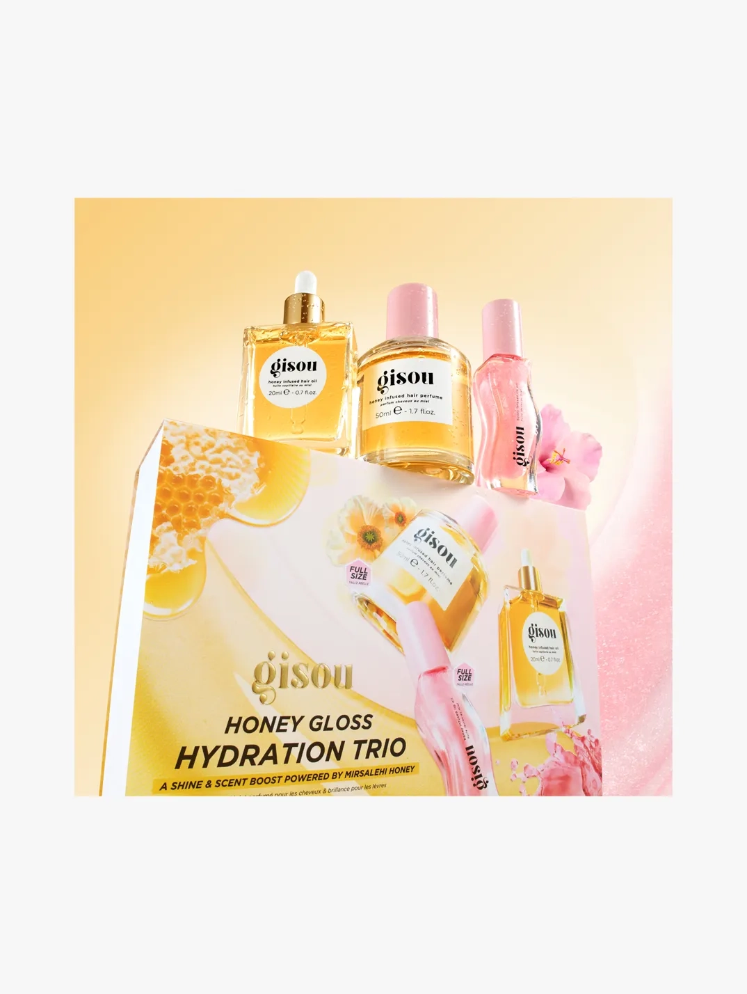 Gisou Honey Gloss Hydration Trio | MECCA