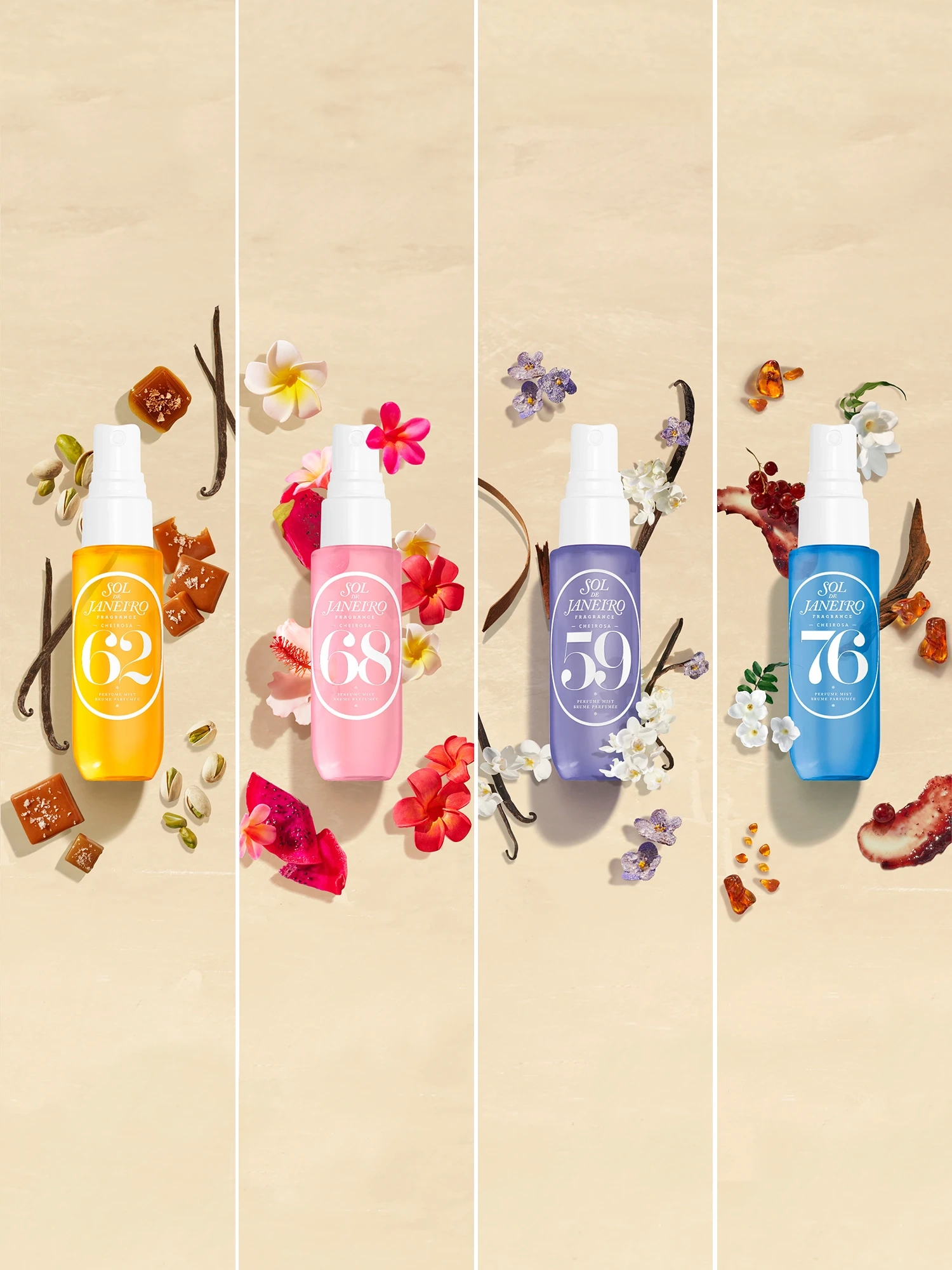 新品未使用　Sol De Janeiro 59 3点セット Sol de Janeiro Star Gazer Cheirosa Perfume Mist Discovery Set | MECCA