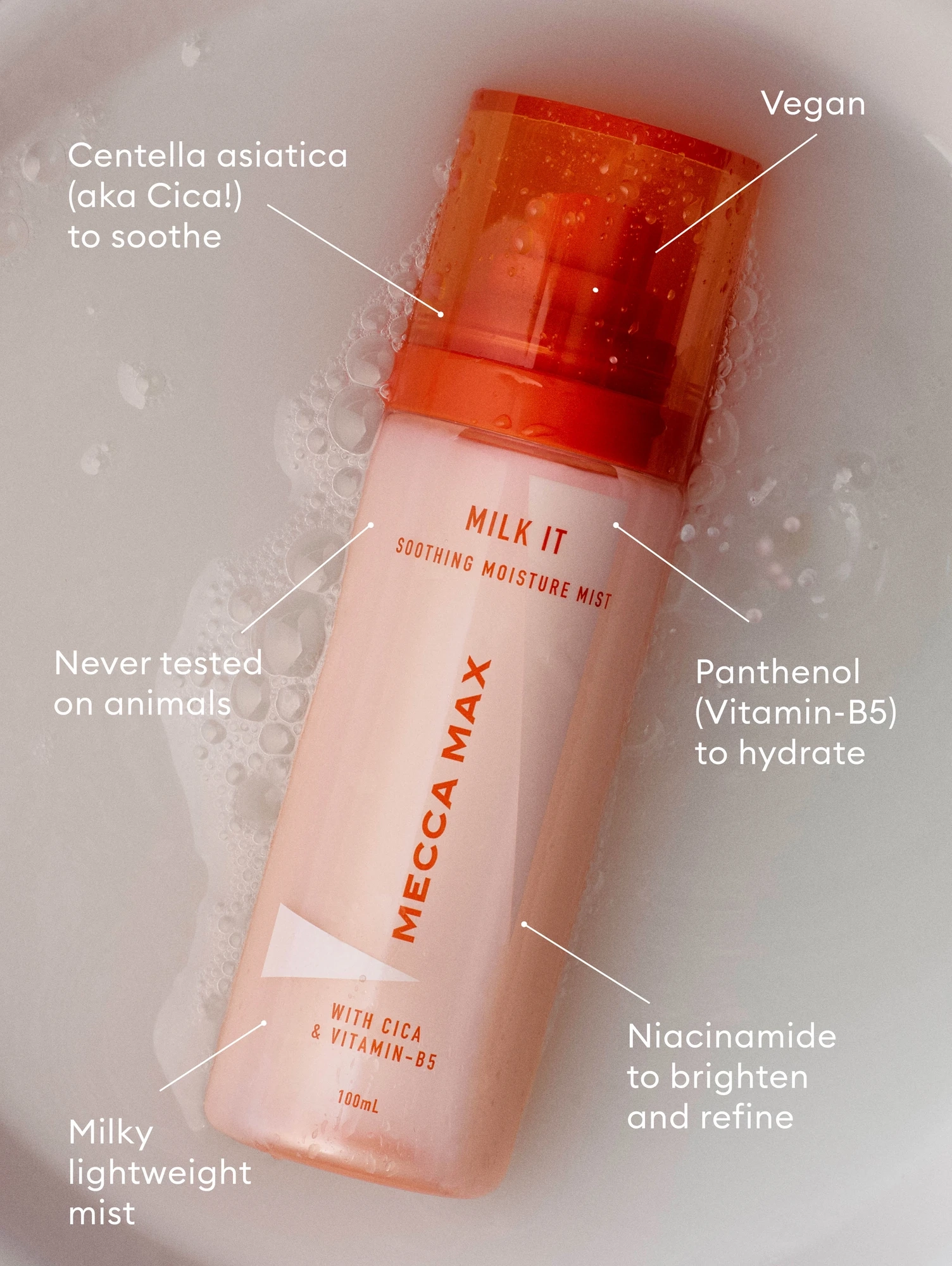 Alternative Image MECCAMAXMILKIT Soothing Moisture Mist