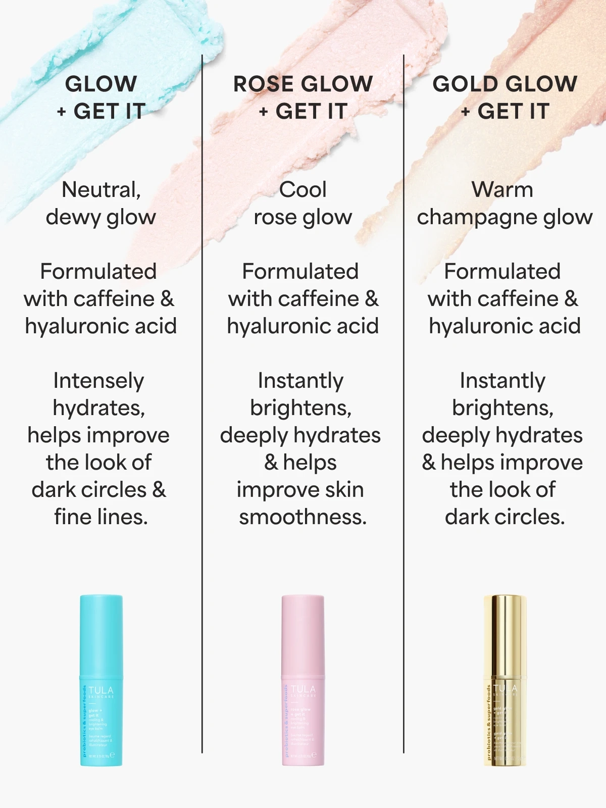 Alternative Image TULA Glow And Get It Cooling Eye Balm