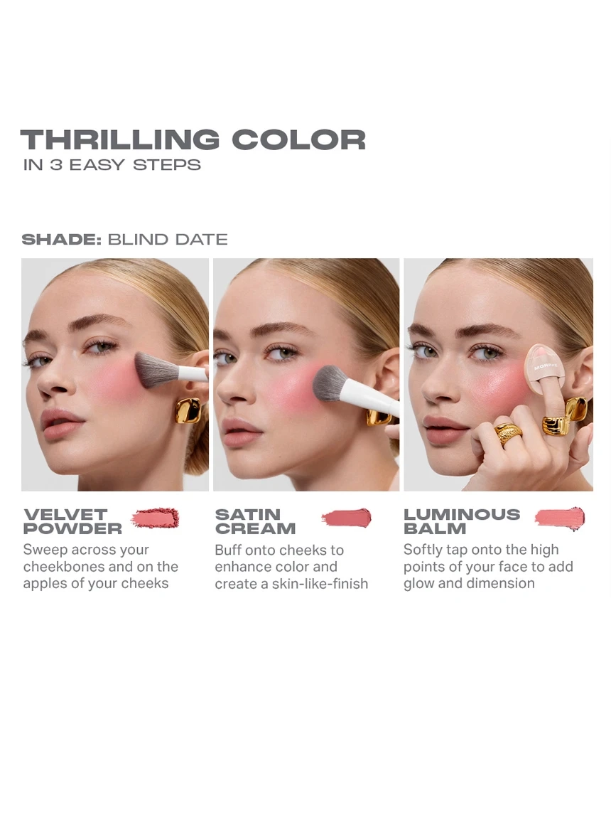 Alternative Image Morphe Cheek Thrills Multi Finish Face Trio