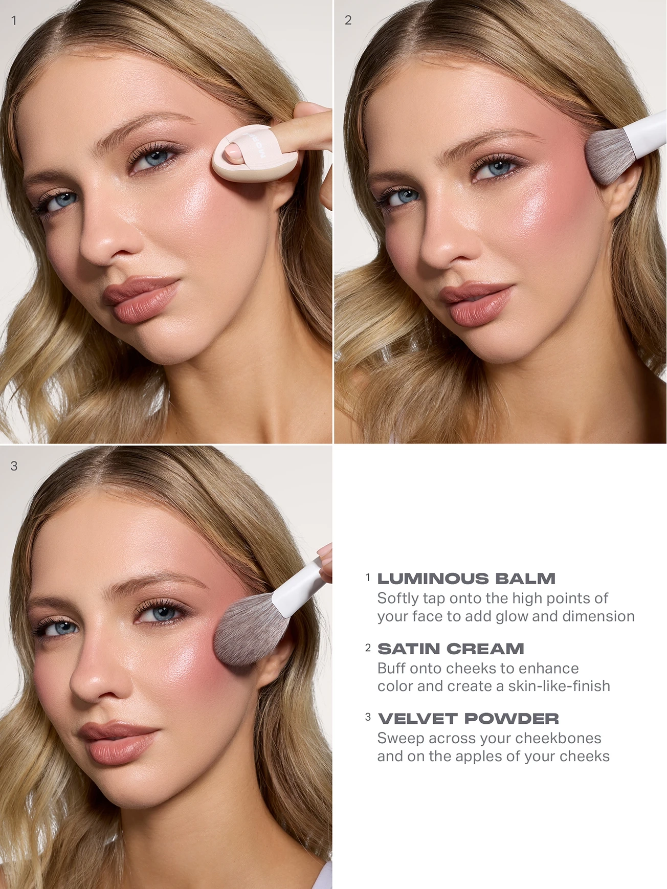 Alternative Image Morphe Cheek Thrills Multi Finish Face Trio